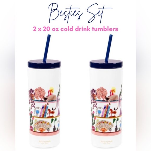 kate spade Other - Kate Spade‎ Tumbler - Besties set